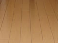 床のクリーニング